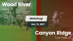 Matchup: Wood River High vs. Canyon Ridge  2017