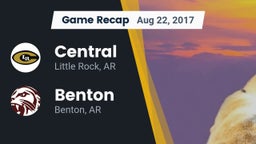 Recap: Central  vs. Benton  2017