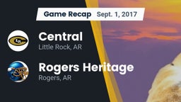 Recap: Central  vs. Rogers Heritage  2017