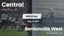 Matchup: Central  vs. Bentonville West 2017
