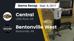 Recap: Central  vs. Bentonville West 2017