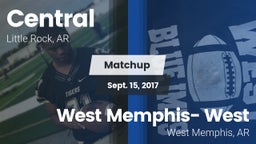 Matchup: Central  vs. West Memphis- West 2017