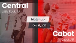 Matchup: Central  vs. Cabot  2017