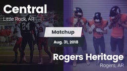 Matchup: Central  vs. Rogers Heritage  2018