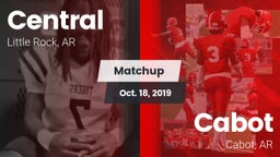 Matchup: Central  vs. Cabot  2019