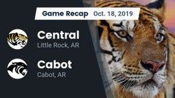 Recap: Central  vs. Cabot  2019