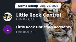 Recap: Little Rock Central  vs. Little Rock Christian Academy  2020