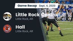 Recap: Little Rock Central  vs. Hall  2020