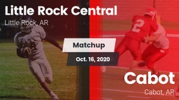 Matchup: Central  vs. Cabot  2020