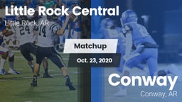 Matchup: Central  vs. Conway  2020