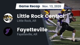 Recap: Little Rock Central  vs. Fayetteville  2020