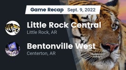 Recap: Little Rock Central  vs. Bentonville West  2022