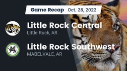 Recap: Little Rock Central  vs. Little Rock Southwest  2022