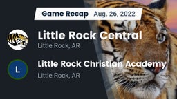 Recap: Little Rock Central  vs. Little Rock Christian Academy  2022