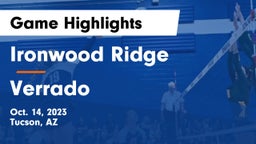 Ironwood Ridge  vs Verrado  Game Highlights - Oct. 14, 2023