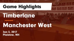 Timberlane  vs Manchester West Game Highlights - Jan 3, 2017