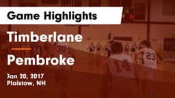 Timberlane  vs Pembroke  Game Highlights - Jan 20, 2017
