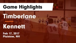 Timberlane  vs Kennett  Game Highlights - Feb 17, 2017