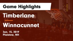 Timberlane  vs Winnacunnet  Game Highlights - Jan. 15, 2019