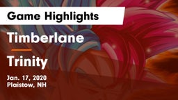 Timberlane  vs Trinity Game Highlights - Jan. 17, 2020