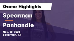 Spearman  vs Panhandle  Game Highlights - Nov. 28, 2020