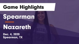Spearman  vs Nazareth  Game Highlights - Dec. 4, 2020