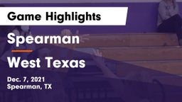 Spearman  vs West Texas  Game Highlights - Dec. 7, 2021