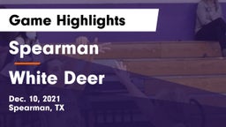 Spearman  vs White Deer  Game Highlights - Dec. 10, 2021