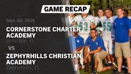 Recap: Cornerstone Charter Academy vs. Zephyrhills Christian Academy  2016