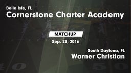 Matchup: Cornerstone Charter vs. Warner Christian  2016