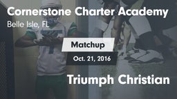 Matchup: Cornerstone Charter vs. Triumph Christian 2016