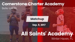 Matchup: Cornerstone Charter vs. All Saints' Academy  2017