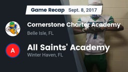 Recap: Cornerstone Charter Academy vs. All Saints' Academy  2017