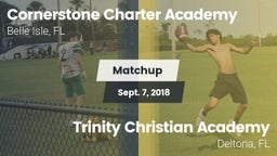 Matchup: Cornerstone Charter vs. Trinity Christian Academy  2018