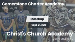 Matchup: Cornerstone Charter vs. Christ's Church Academy 2018