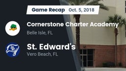 Recap: Cornerstone Charter Academy vs. St. Edward's  2018