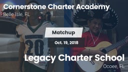 Matchup: Cornerstone Charter vs. Legacy Charter School 2018