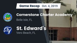 Recap: Cornerstone Charter Academy vs. St. Edward's  2019