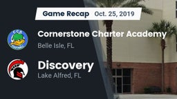 Recap: Cornerstone Charter Academy vs. Discovery  2019