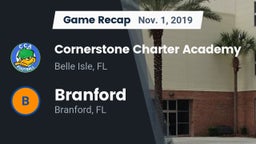 Recap: Cornerstone Charter Academy vs. Branford  2019