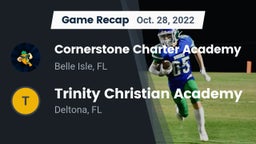 Recap: Cornerstone Charter Academy vs. Trinity Christian Academy  2022