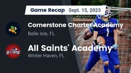 Recap: Cornerstone Charter Academy vs. All Saints' Academy  2023
