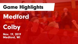 Medford  vs Colby  Game Highlights - Nov. 19, 2019
