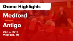 Medford  vs Antigo  Game Highlights - Dec. 6, 2019
