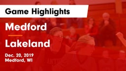 Medford  vs Lakeland  Game Highlights - Dec. 20, 2019