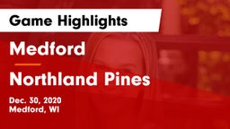 Medford  vs Northland Pines  Game Highlights - Dec. 30, 2020