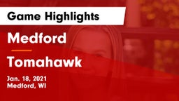 Medford  vs Tomahawk  Game Highlights - Jan. 18, 2021