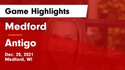 Medford  vs Antigo  Game Highlights - Dec. 20, 2021
