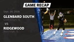 Recap: Glenbard South  vs. Ridgewood  2016
