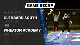 Recap: Glenbard South  vs. Wheaton Academy  2016